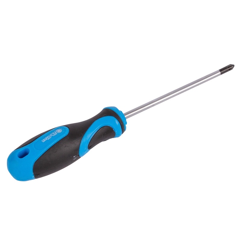 Blue Magnetic 10cm x PZ1 Chrome Vanadium Pozidriv Screwdriver