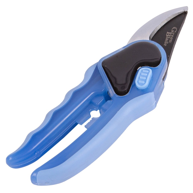 Blue Steel Bypass Secateurs