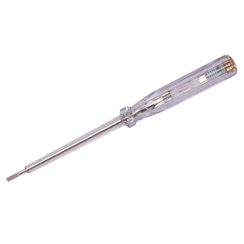 Clear 19cm Mains Tester