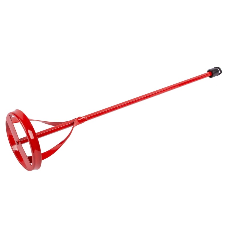 Red 8cm x 40cm x 6.8mm Metal Paint Mixer