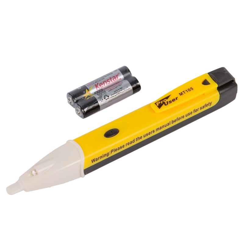 Yellow Non-Contact Voltage Tester
