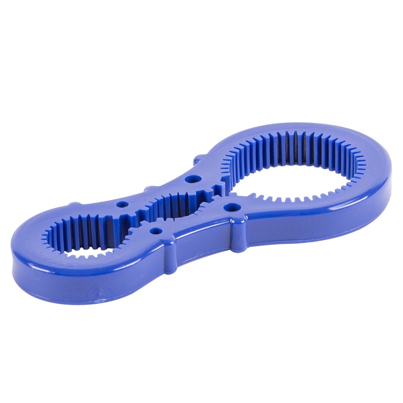 Blue Plastic 3-in-1 Multi Jar & Bottle Opener