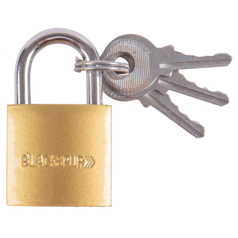 Brass 2.5cm Iron Hardened Shackle Padlock