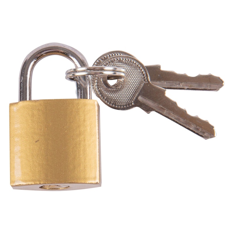 Brass 2cm Iron Padlock