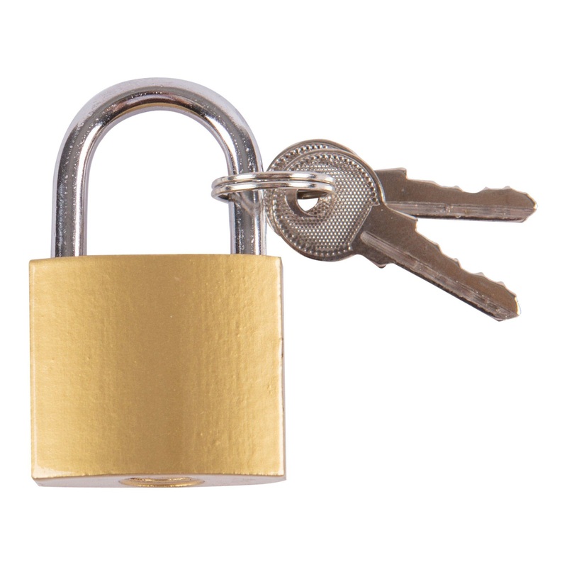 Brass 3cm Iron Padlock