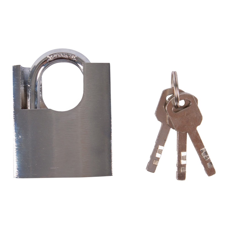 Chrome 6cm Iron Closed Shackle Padlock