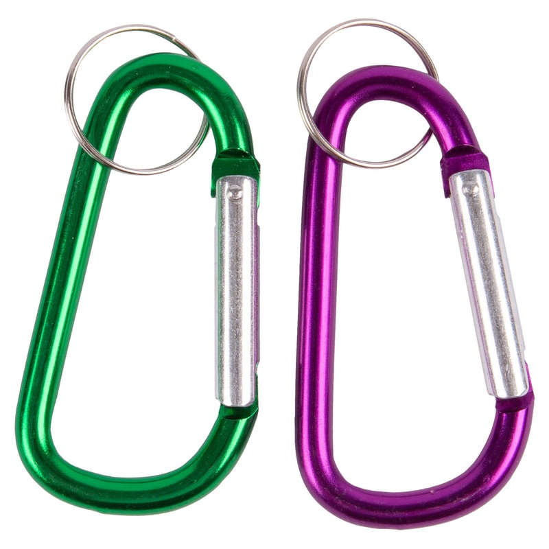 Multicolour Aluminium Spring Snaps - Pack of 2