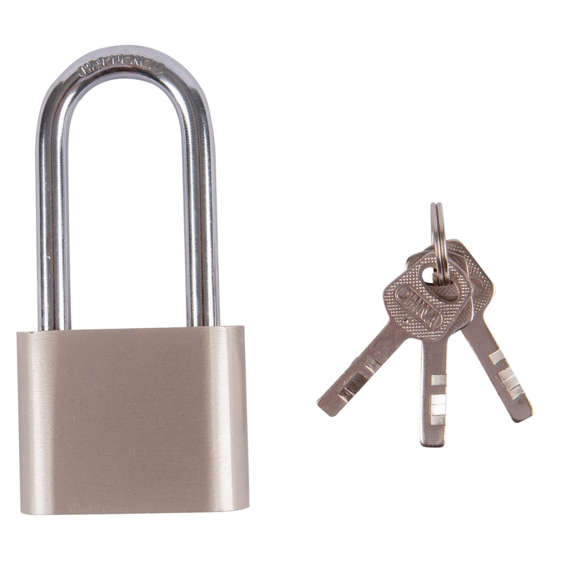 Nickel 5cm Iron Long Shackle Padlock