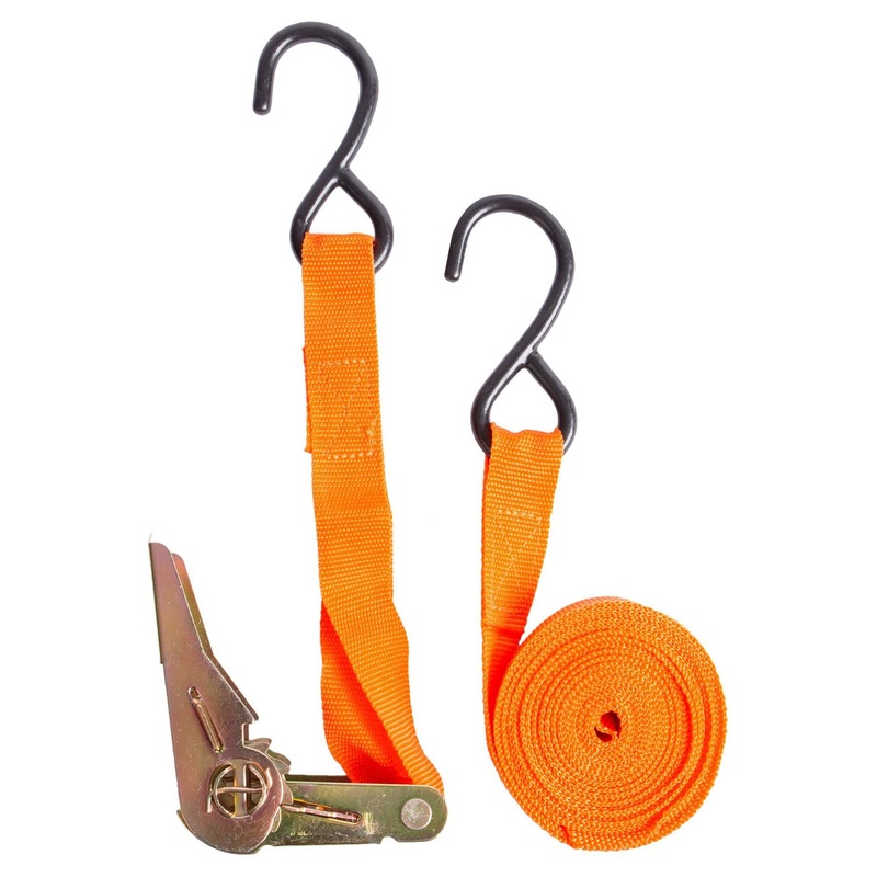 Orange 4.5m Ratchet Tie Down Straps