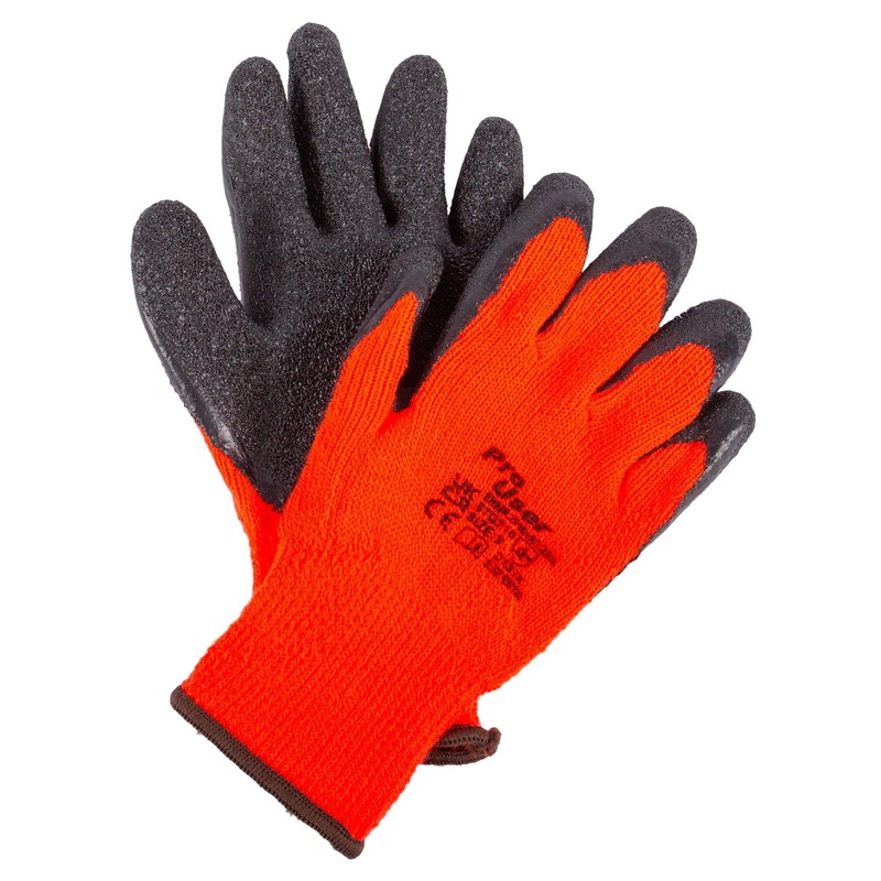 Red L Thermal Acrylic Work Gloves