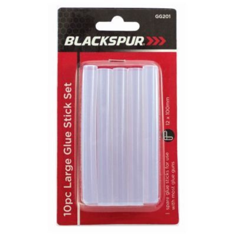 12mm x 100mm Hot Glue Sticks - Pack of 10