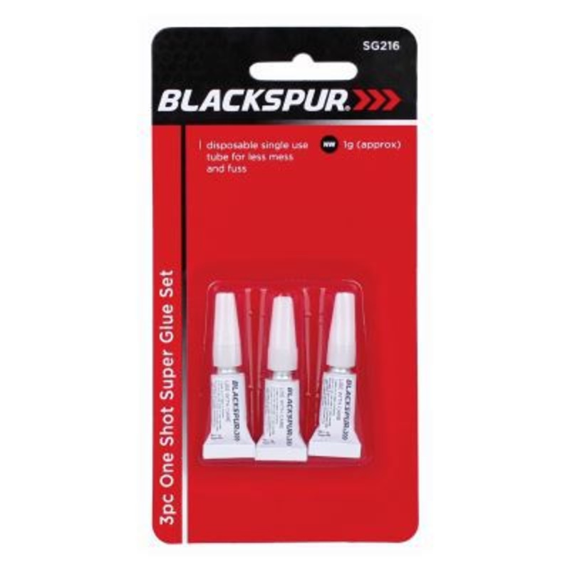 1g One-Shot Super Glue - Pack of 3