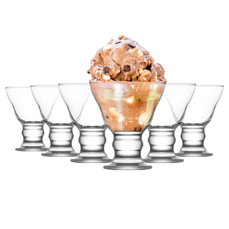 255ml Orion Glass Ice Cream Bowls - Pack of 6