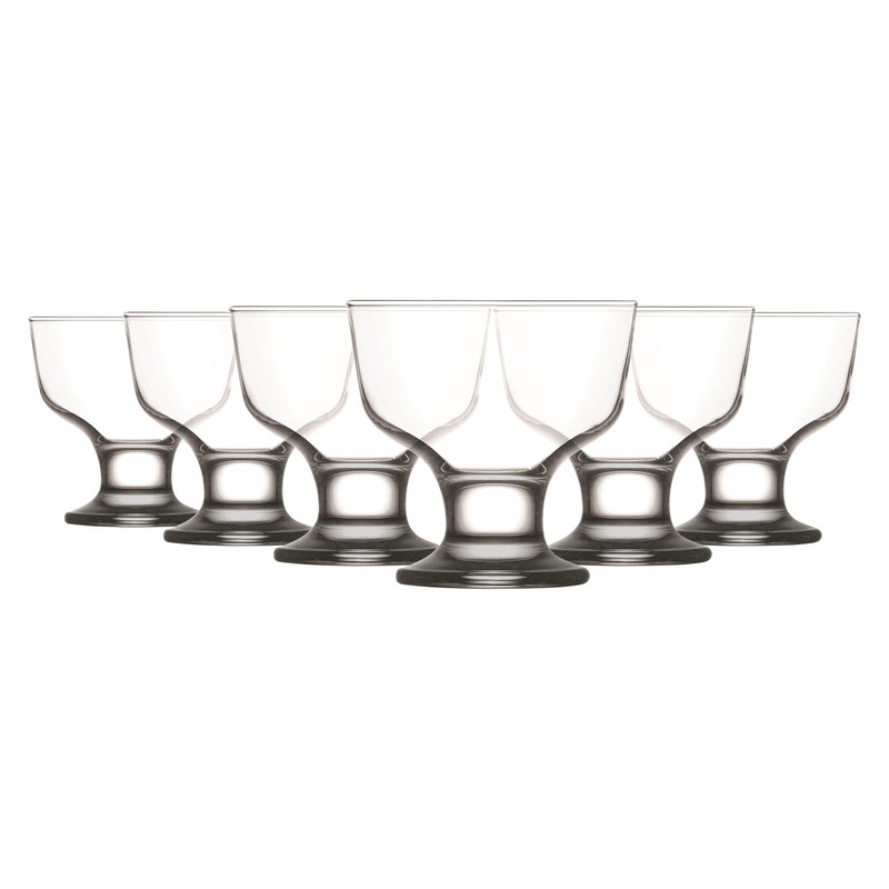 285ml Destina Glass Ice Cream Bowls - Pack of 6