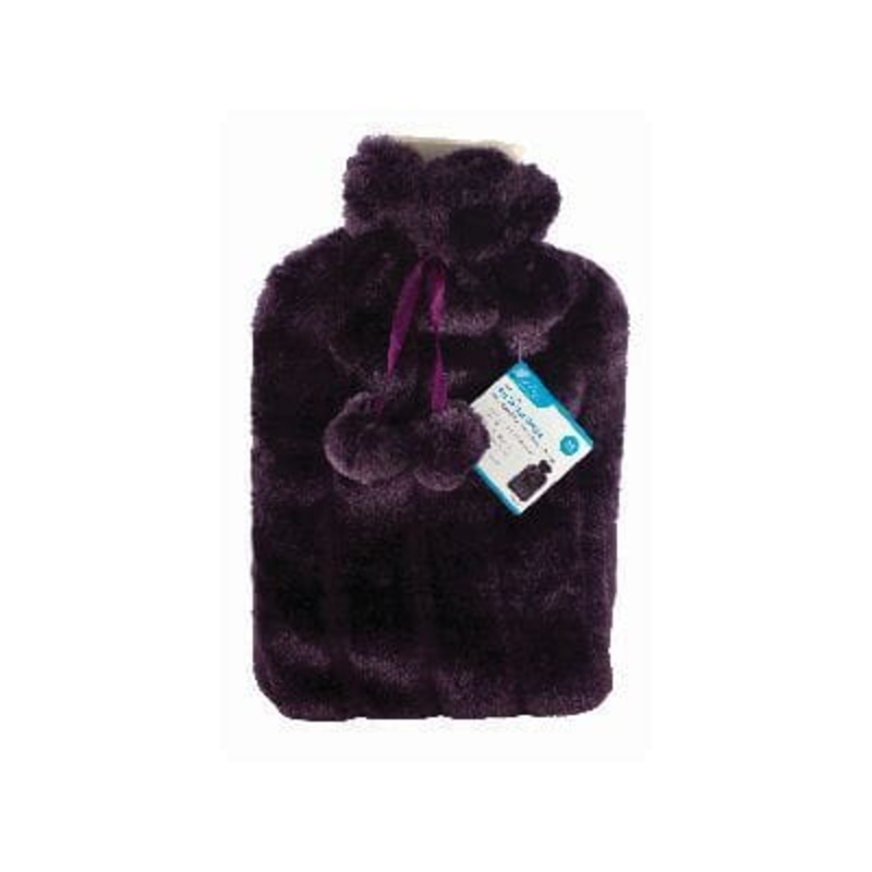 2L Hot Water Bottle & Plush Faux Fur Cover