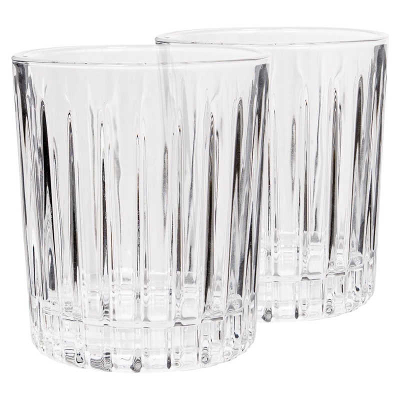 310ml Fluted Whisky Glasses - Pack of 2