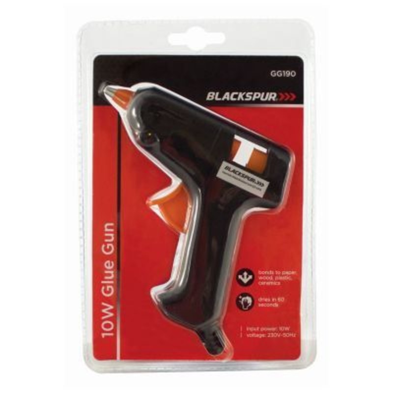 Black 10W Electric Glue Gun