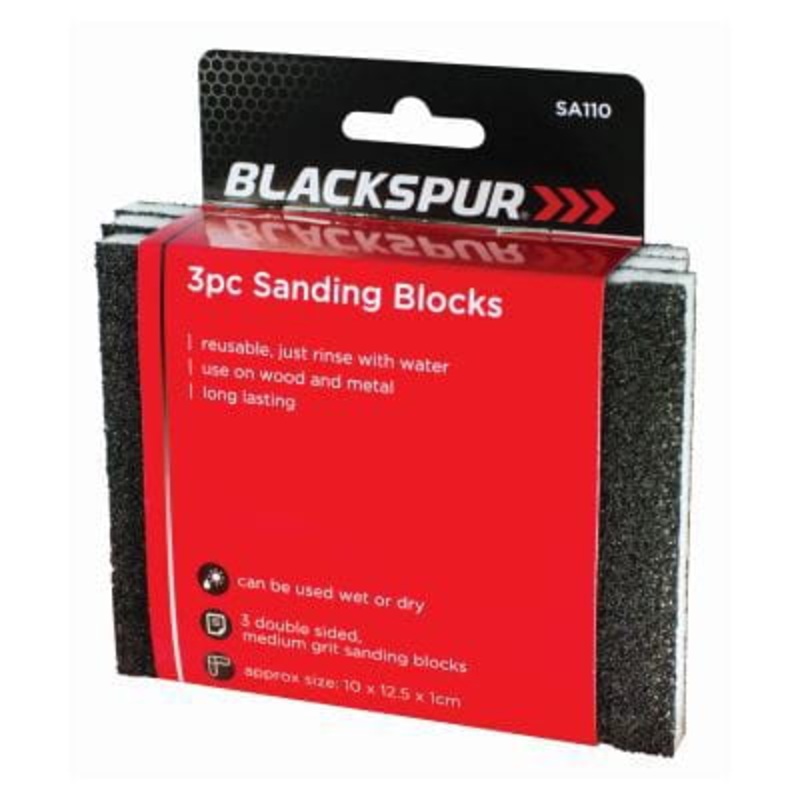 Hand Sanding Blocks - Pack of 3