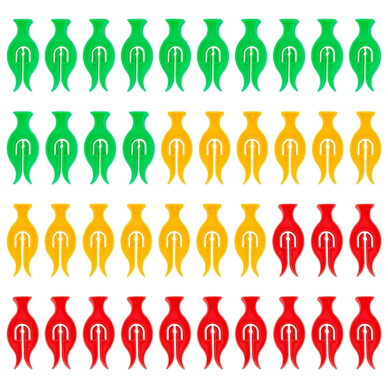 Multi Plastic Storm Clothes Pegs - Pack of 40