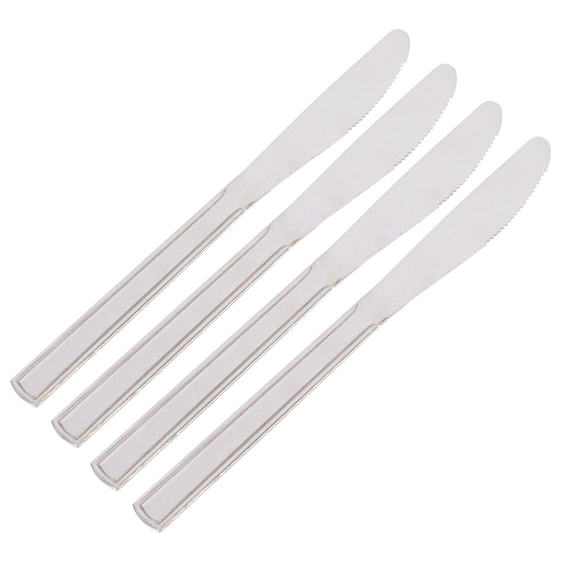 Stainless Steel Dinner Knives - Pack of 4