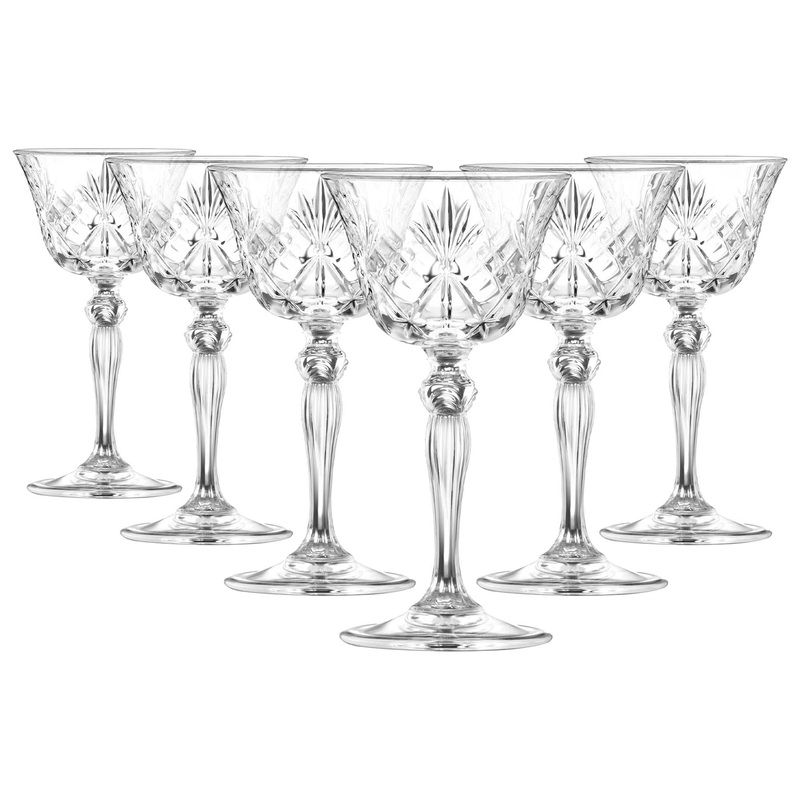 160ml Melodia Glass Champagne Saucers - Pack of 6