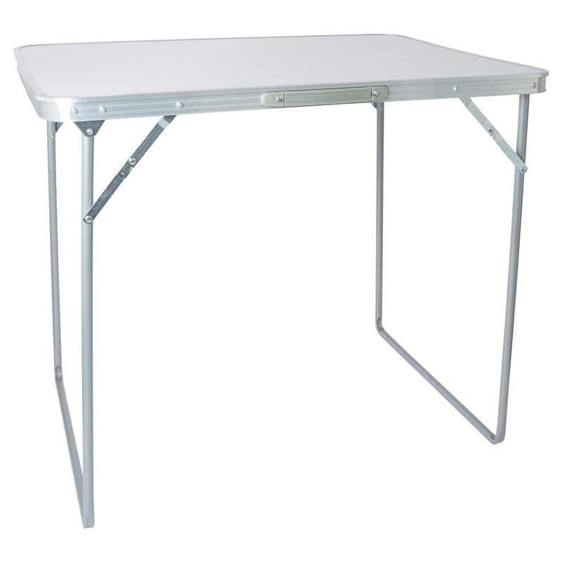 80cm x 60cm Folding Metal Camping Table