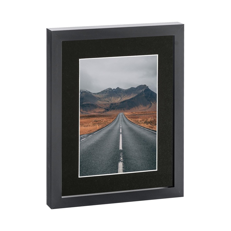 Black 8" x 10" Photo Frame with 5" x 7" Mount