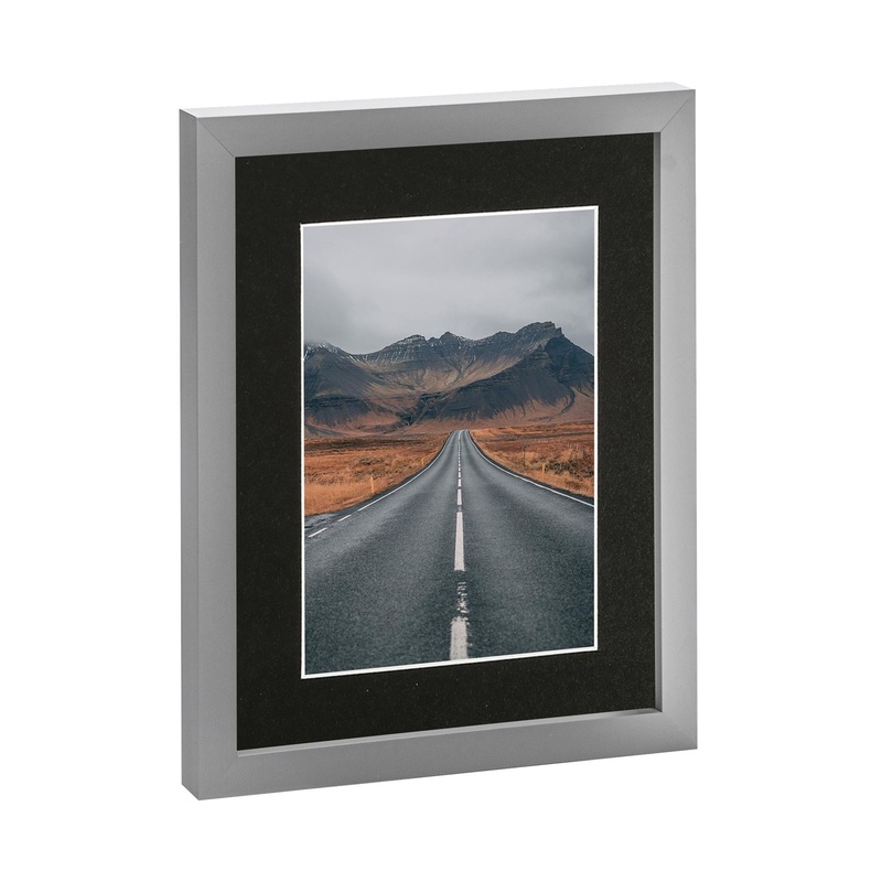 Grey 8" x 10" Photo Frame with 5" x 7" Mount