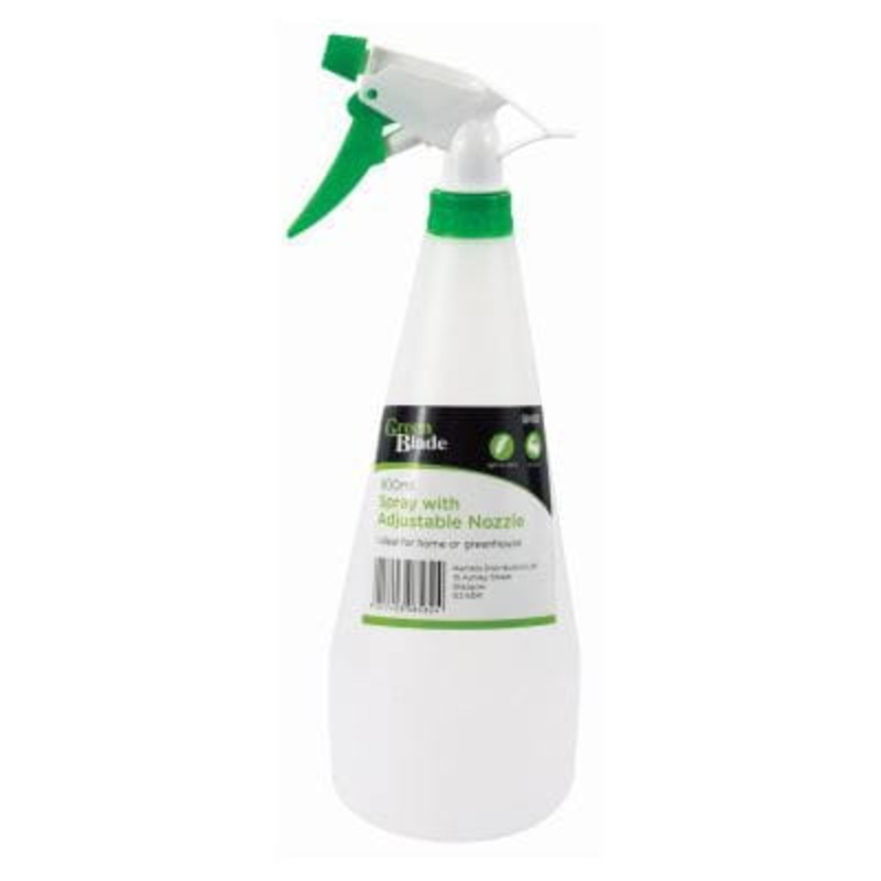 White 900ml Garden Sprayer & Adjustable Nozzle