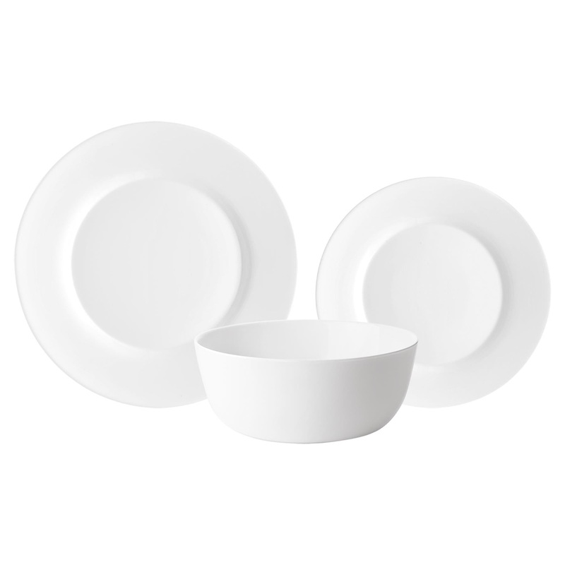 18pc Toledo Glass Dinner Set