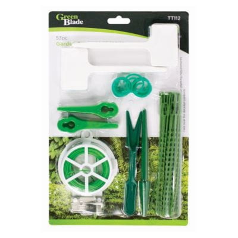 53pc Green Twist Tie & Labels Set