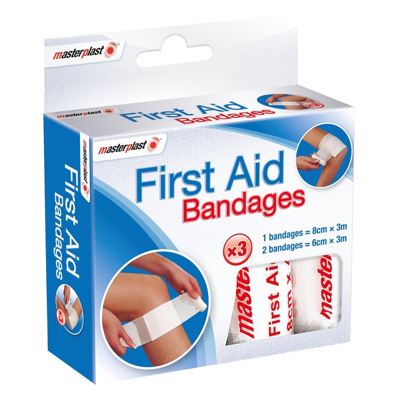 First Aid Tape - White - Pack of 3