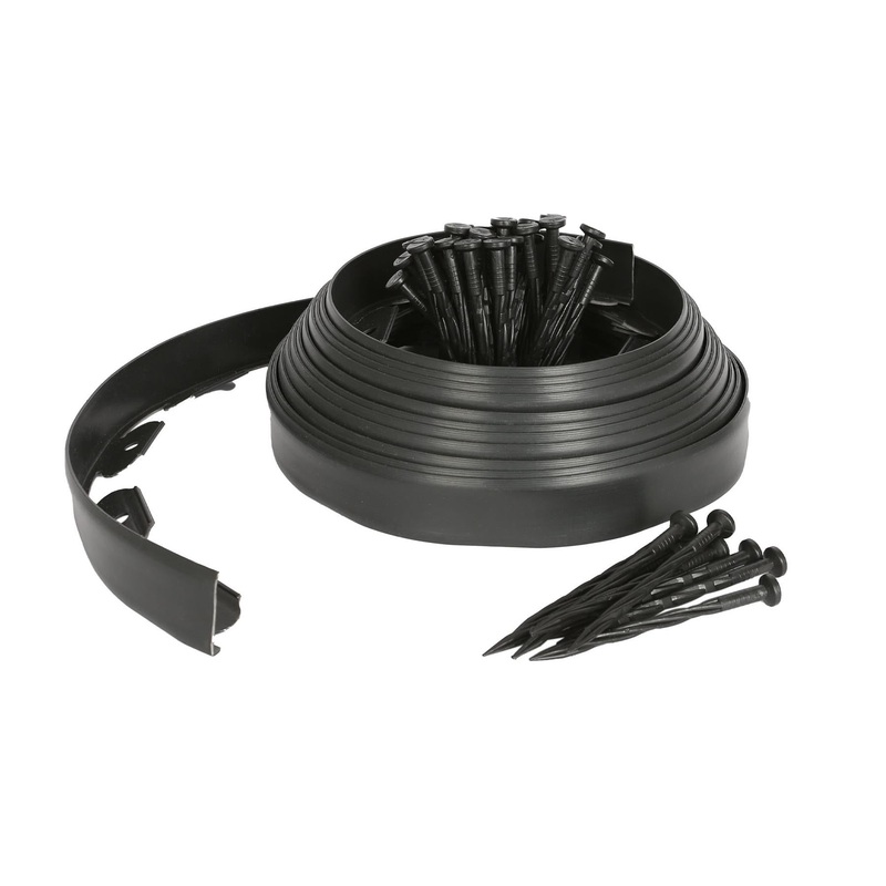 Flexible Plastic Lawn & Path Edging