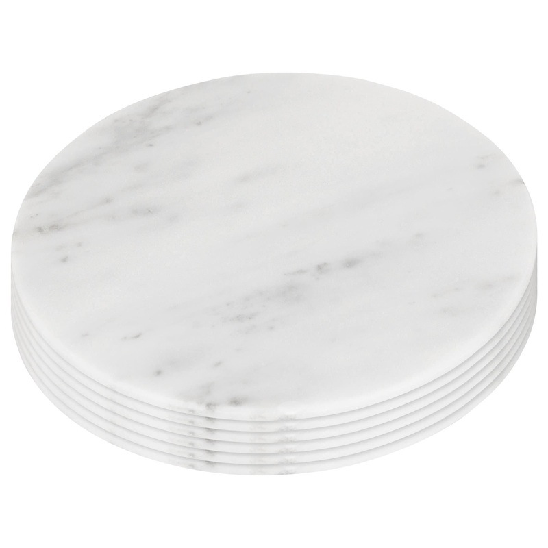Round Marble Placemats - 30cm - Pack of Six