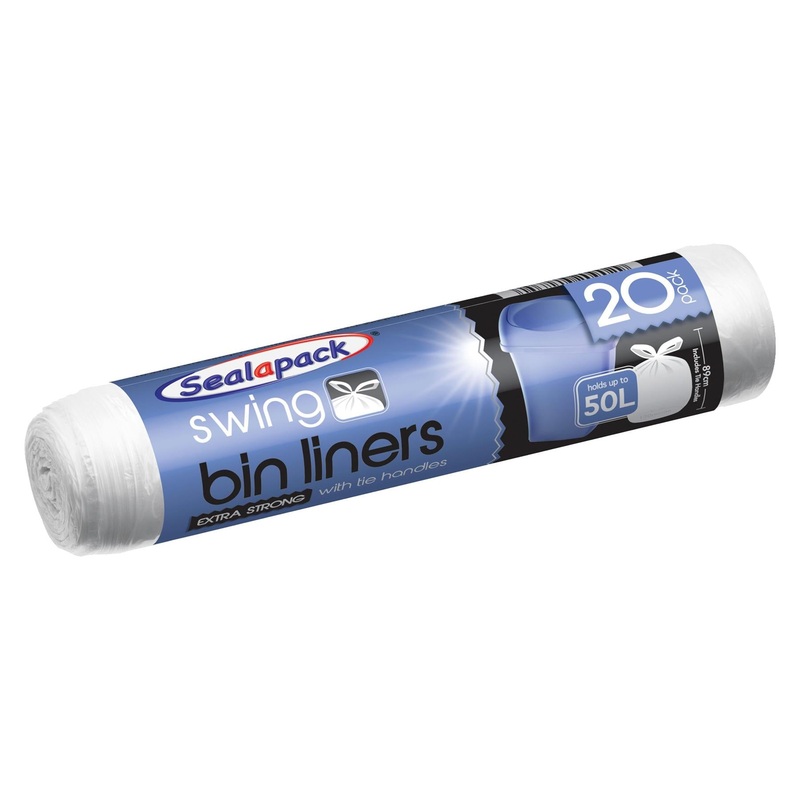 Swing Bin Liners - White - Pack of 20