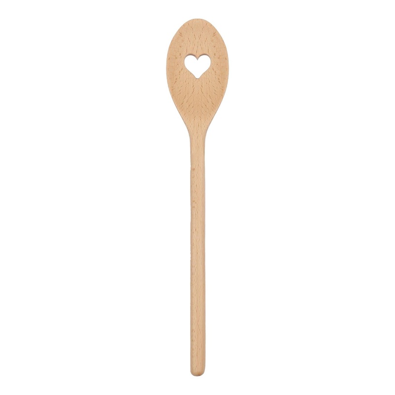 Wooden Heart Cooking Spoon - 30cm