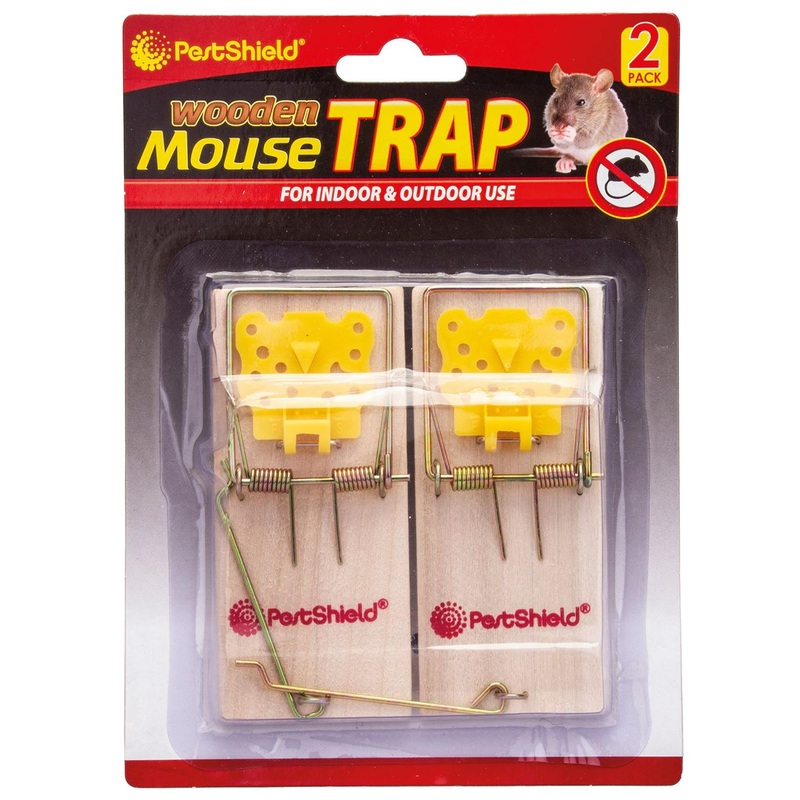 Wooden Mouse Traps - Pack of 2