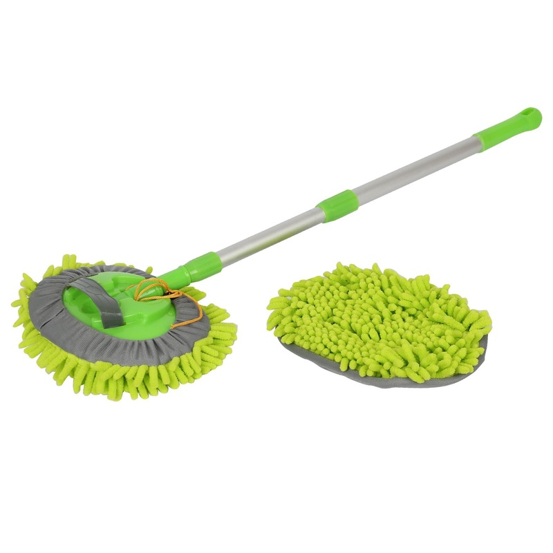 Microfibre Extendable Car Wash Brush - 43" - Green