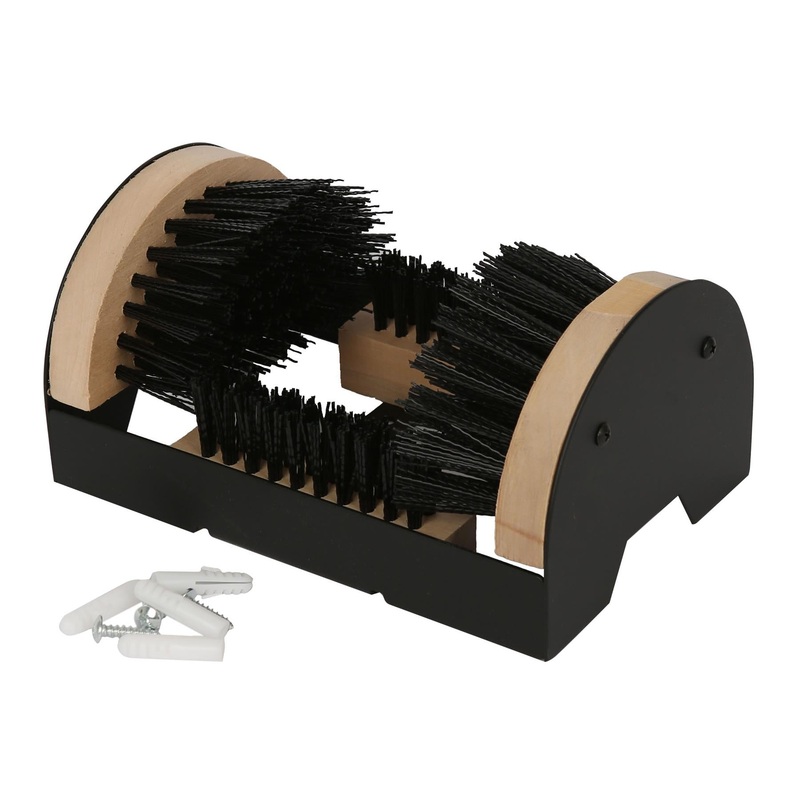 Wooden Boot Scraper Brush - 23cm