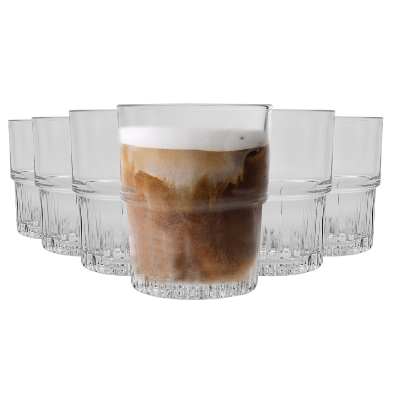 160ml Emplilable Stacking Tumblers - Pack of Six