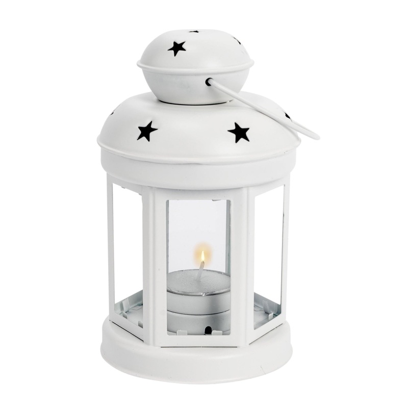 16cm Metal Hanging Tealight Lantern