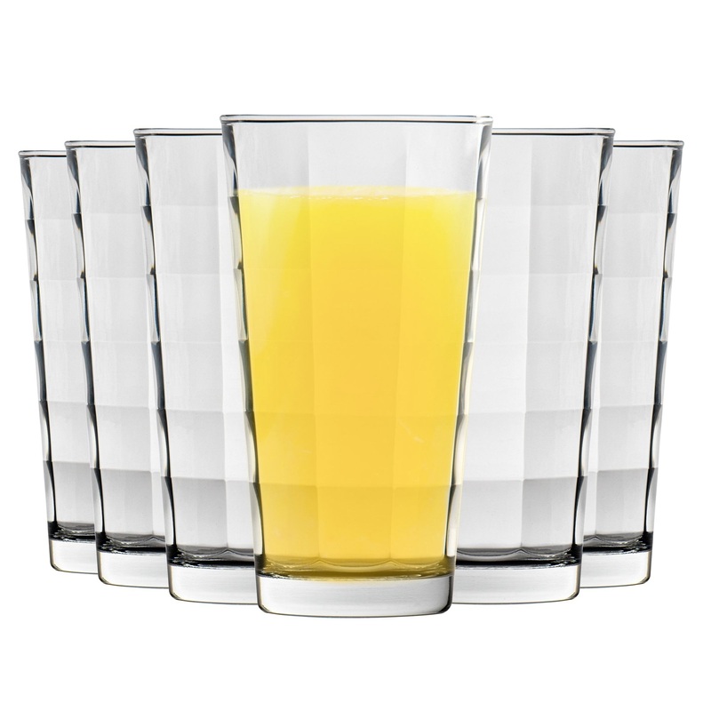 365ml Cube Highball Glasses - Pack of Six