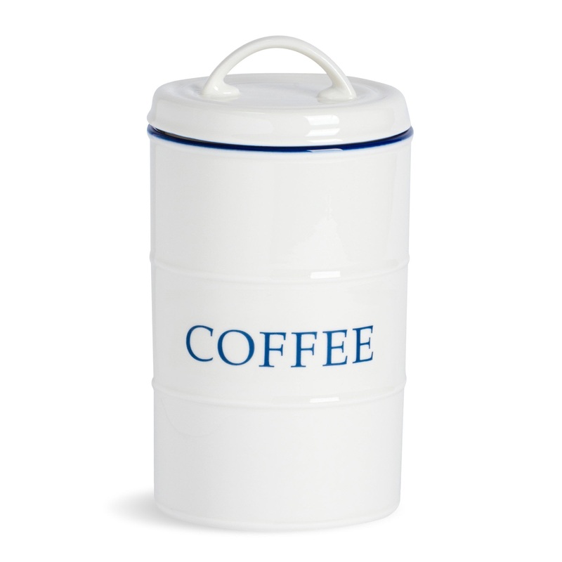Farmhouse White Coffee Canister