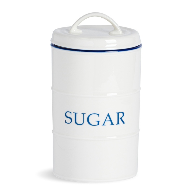 Farmhouse White Sugar Canister