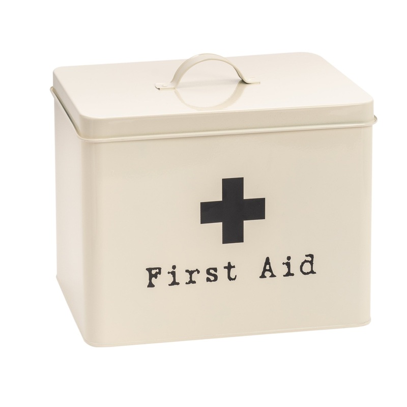 Large Vintage First Aid Tin