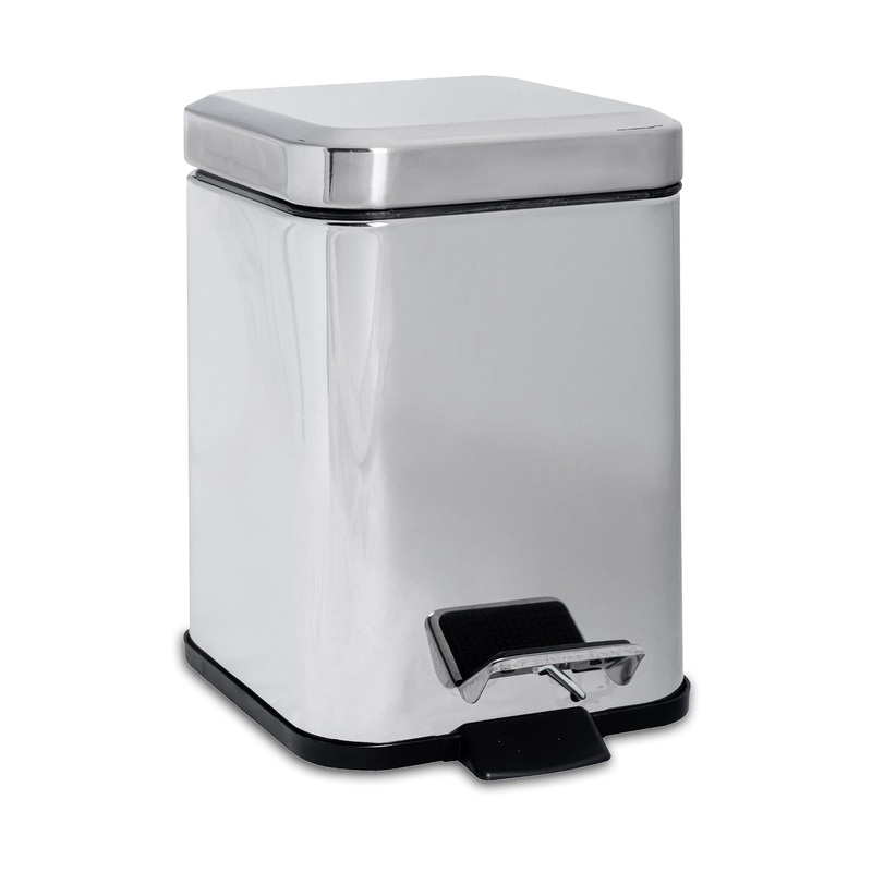 Square Bathroom 3L Pedal Bin