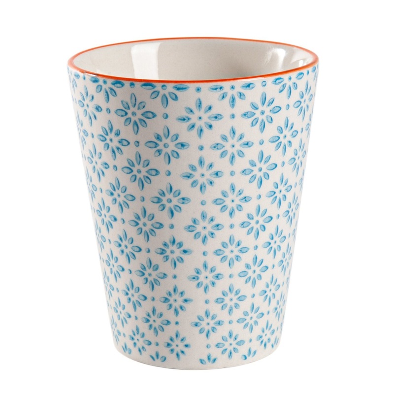 300ml Hand Printed Stoneware Tumbler