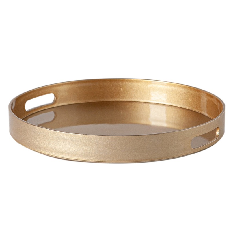33cm Round Lacquer Tray