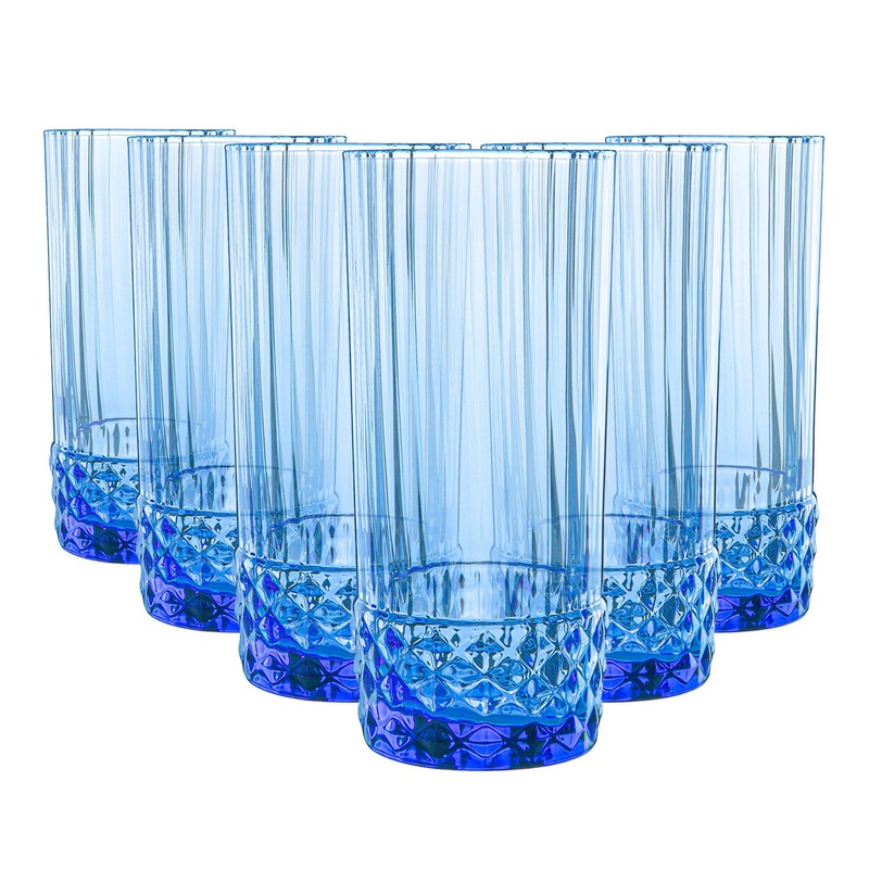 490ml America '20s Highball Glasses - Pack of Six