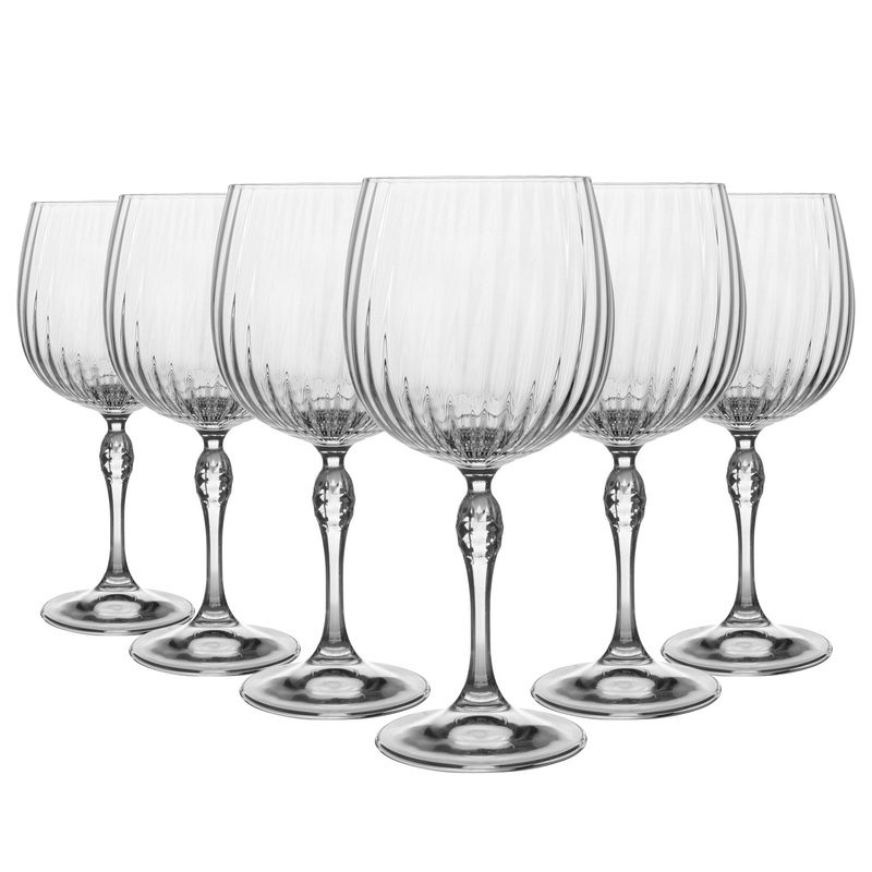745ml America '20s Gin Glasses - Pack of Six